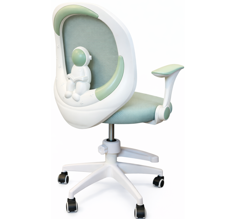 Крісло обертове дитяче PERFECT KIDS ASTRONAUT GREEN3